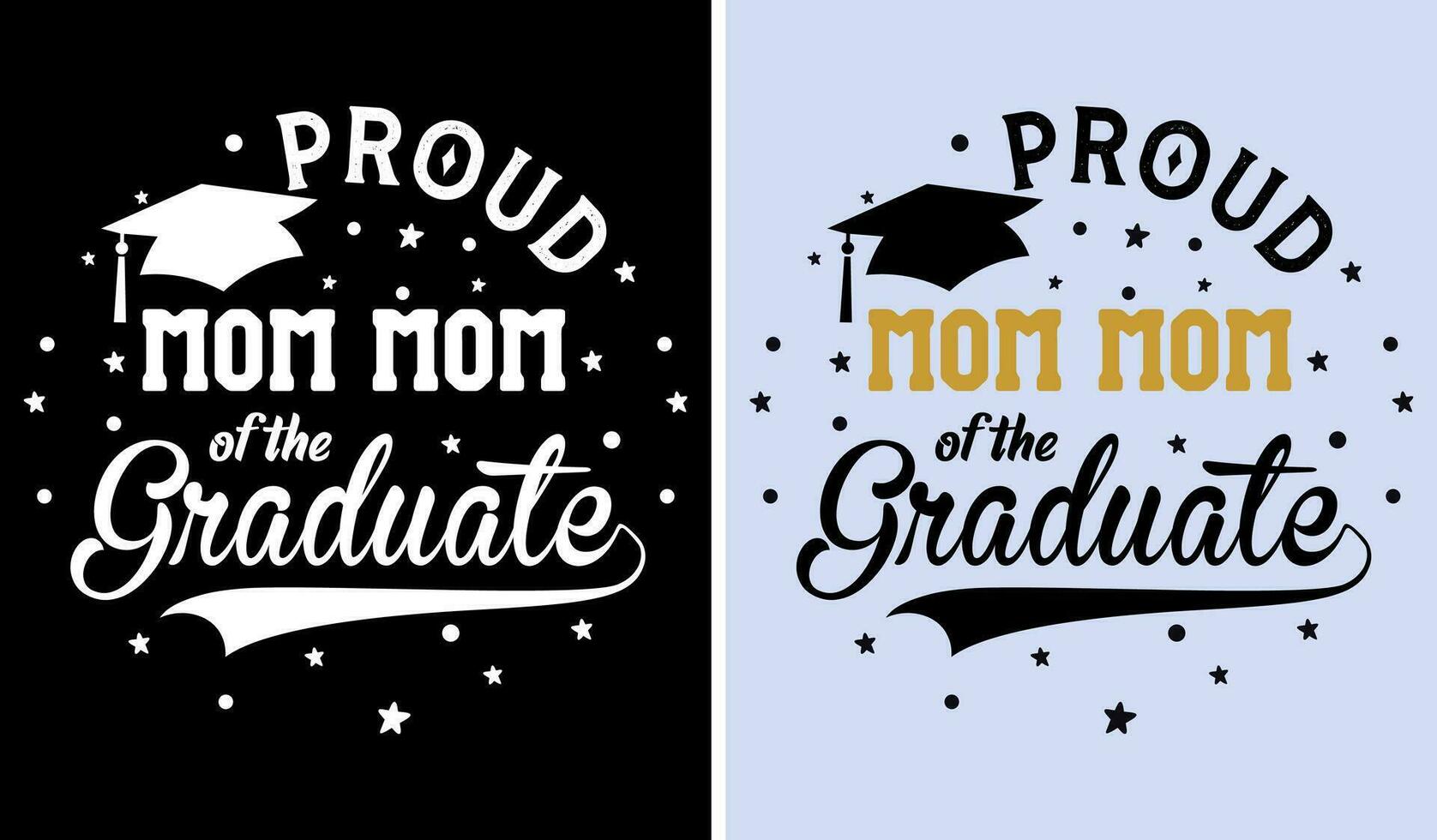 Proud Senior Family Graduation Shirt Design 2023 vector