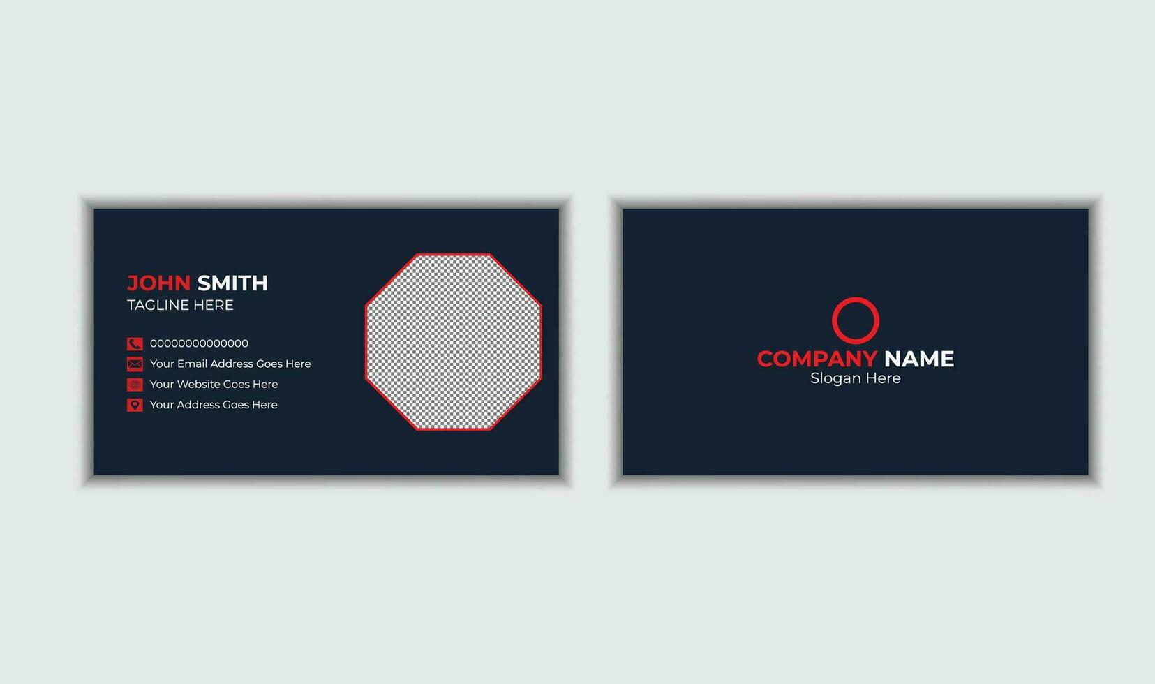 Creative And Corporate Business Card Design vector