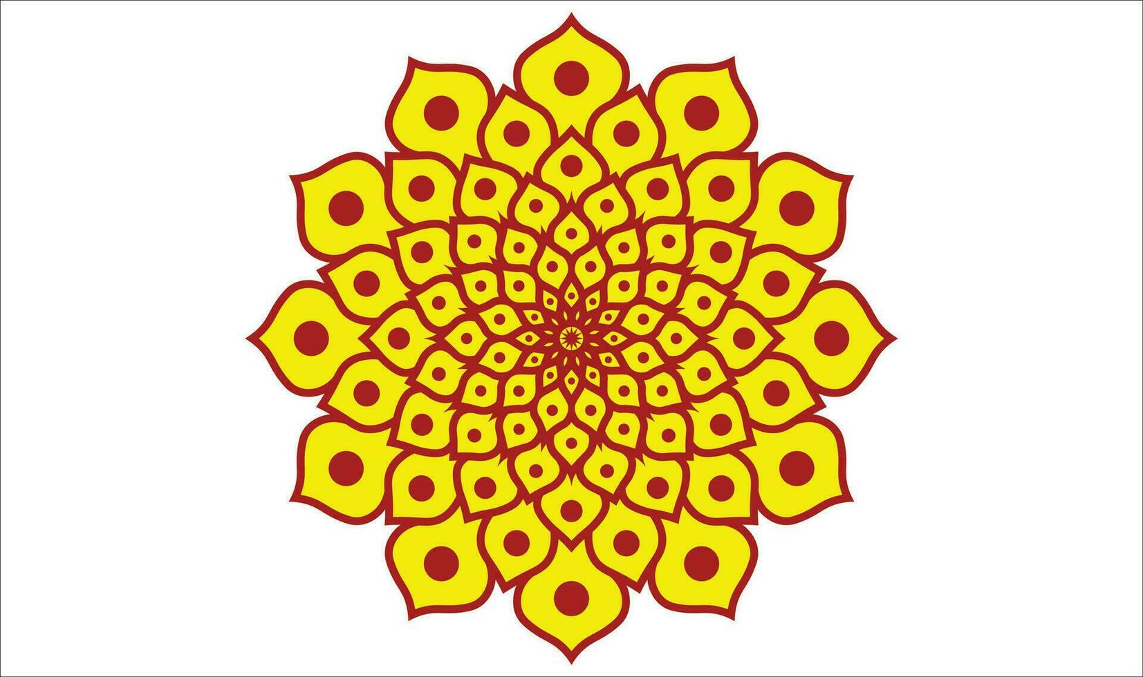 Normal colorful mandala background design vector