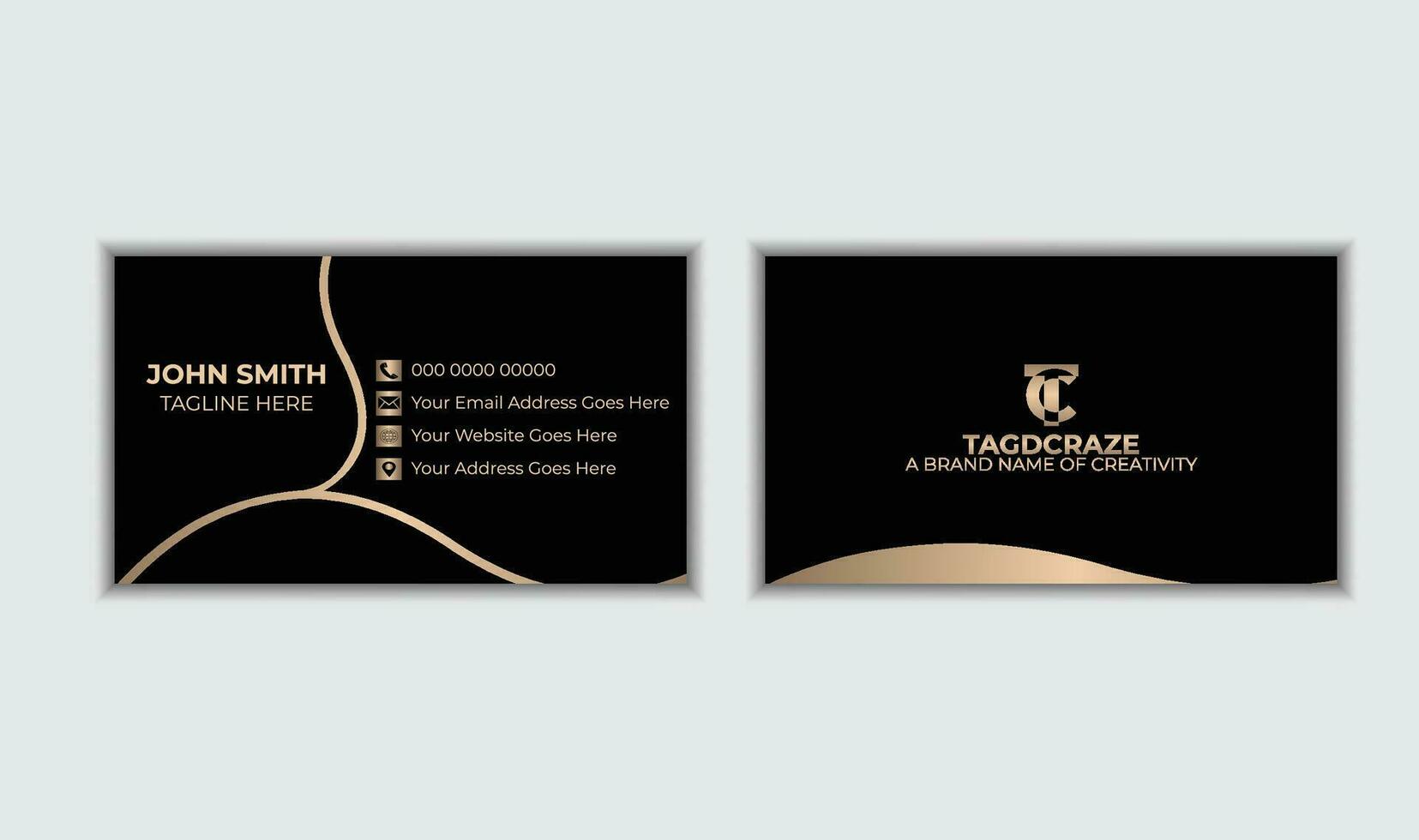 Creative And Corporate Business Card Design vector