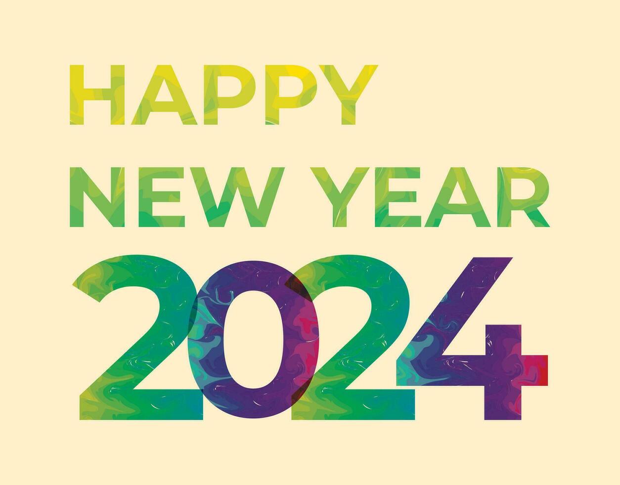 free HAPPY NEW YEAR 2024 vector