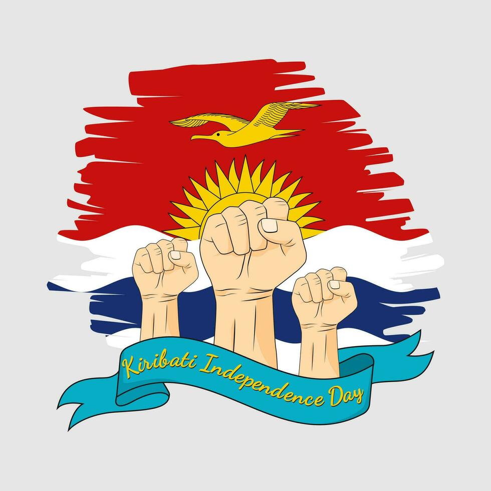 Vector Graphic of Kiribati Independence Day