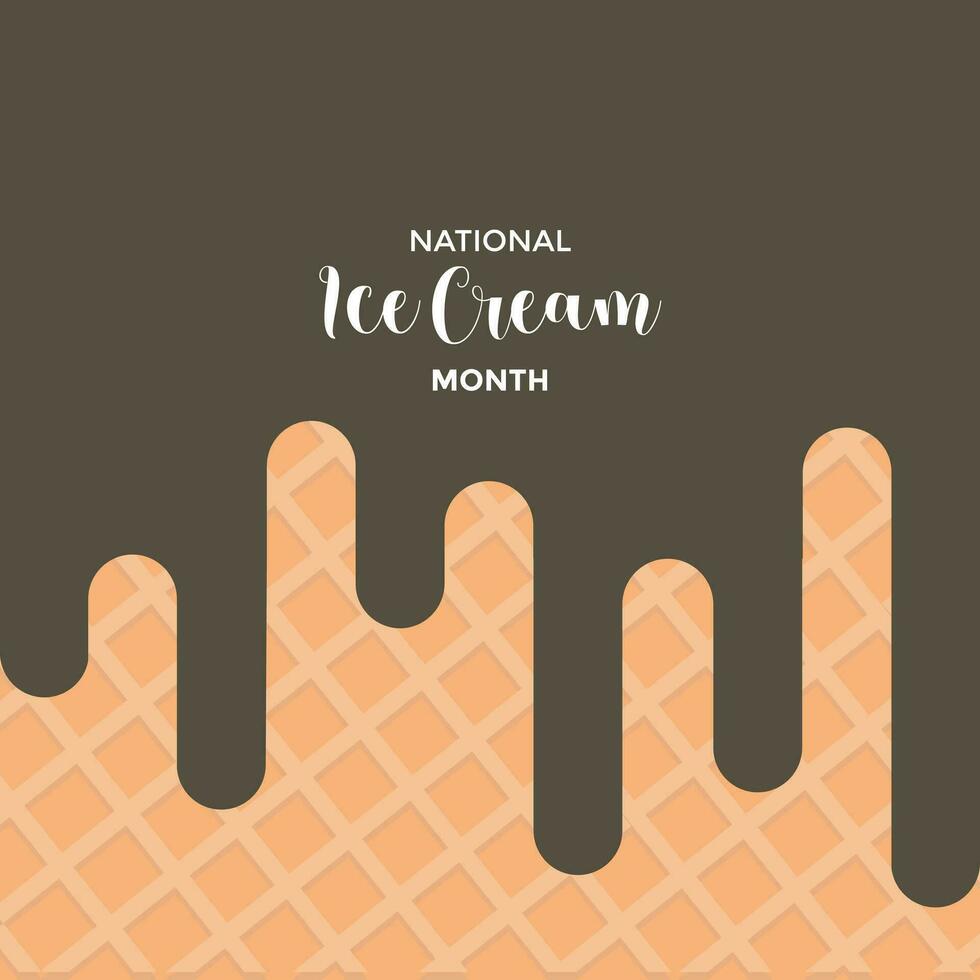 chocolate ice cream background vector