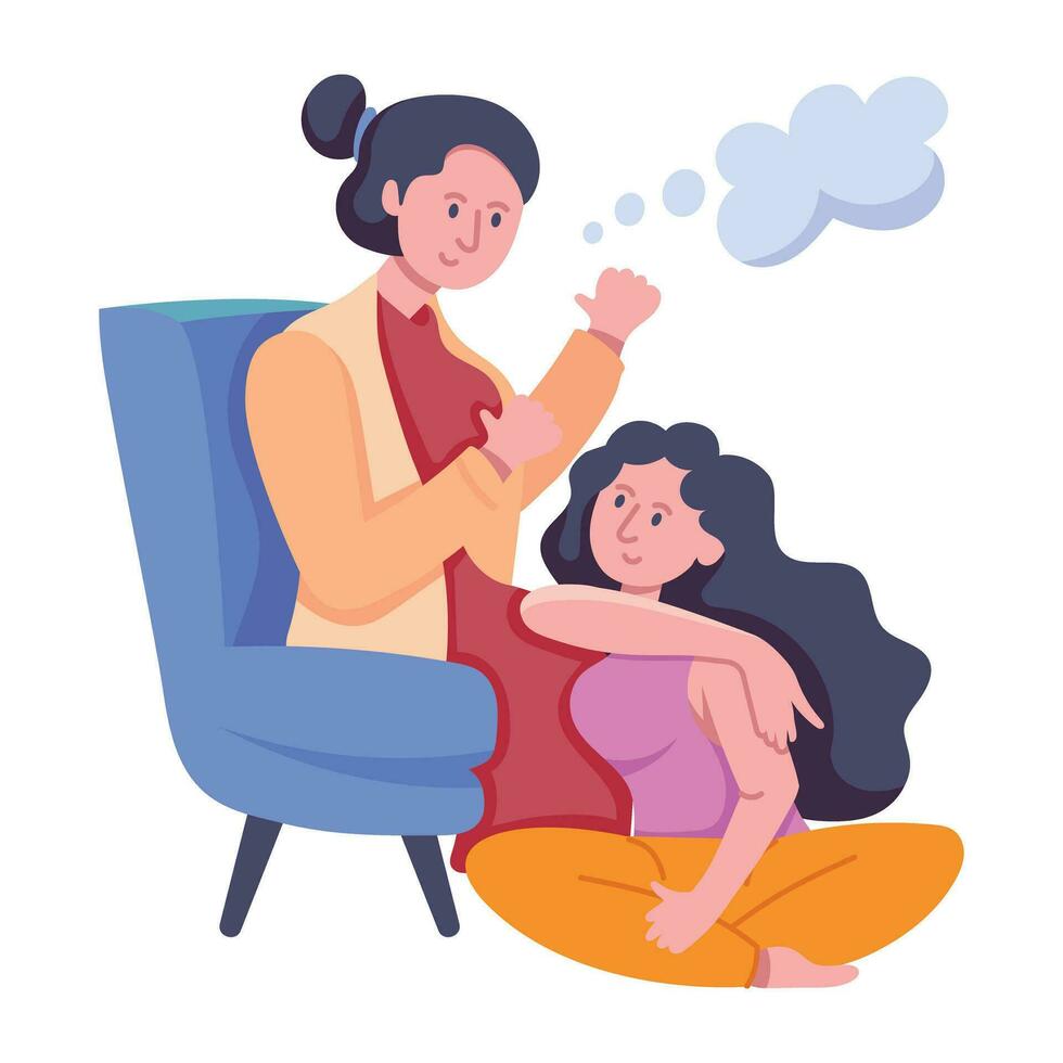 Trendy Storytelling Concepts vector