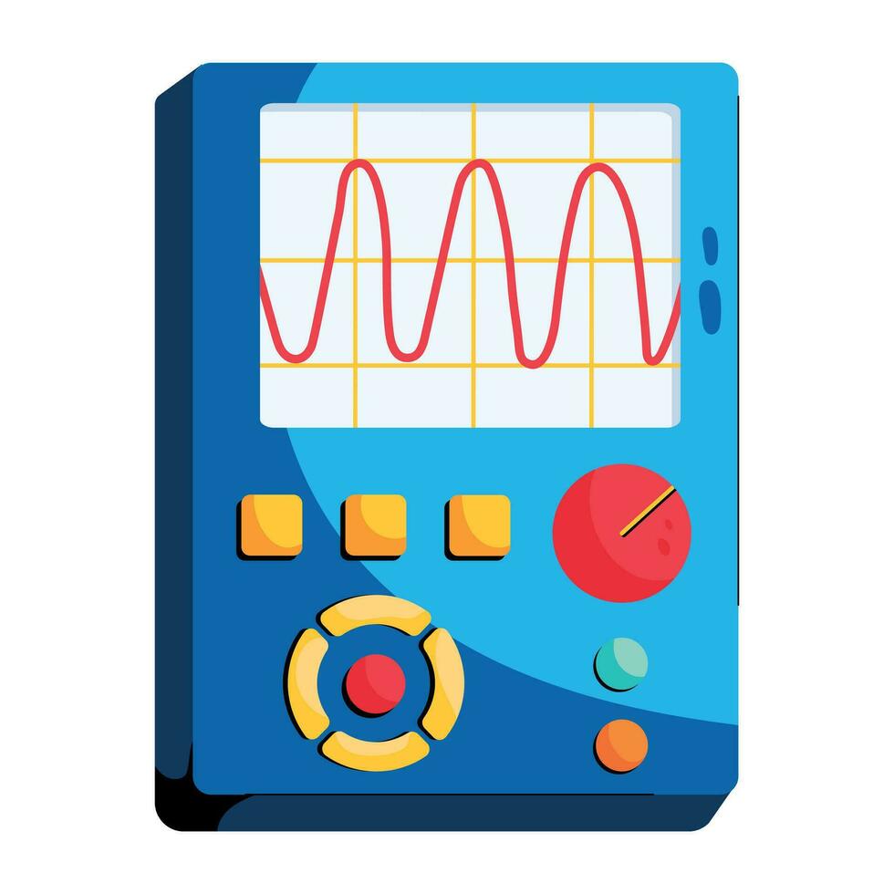 Trendy Current Meter vector