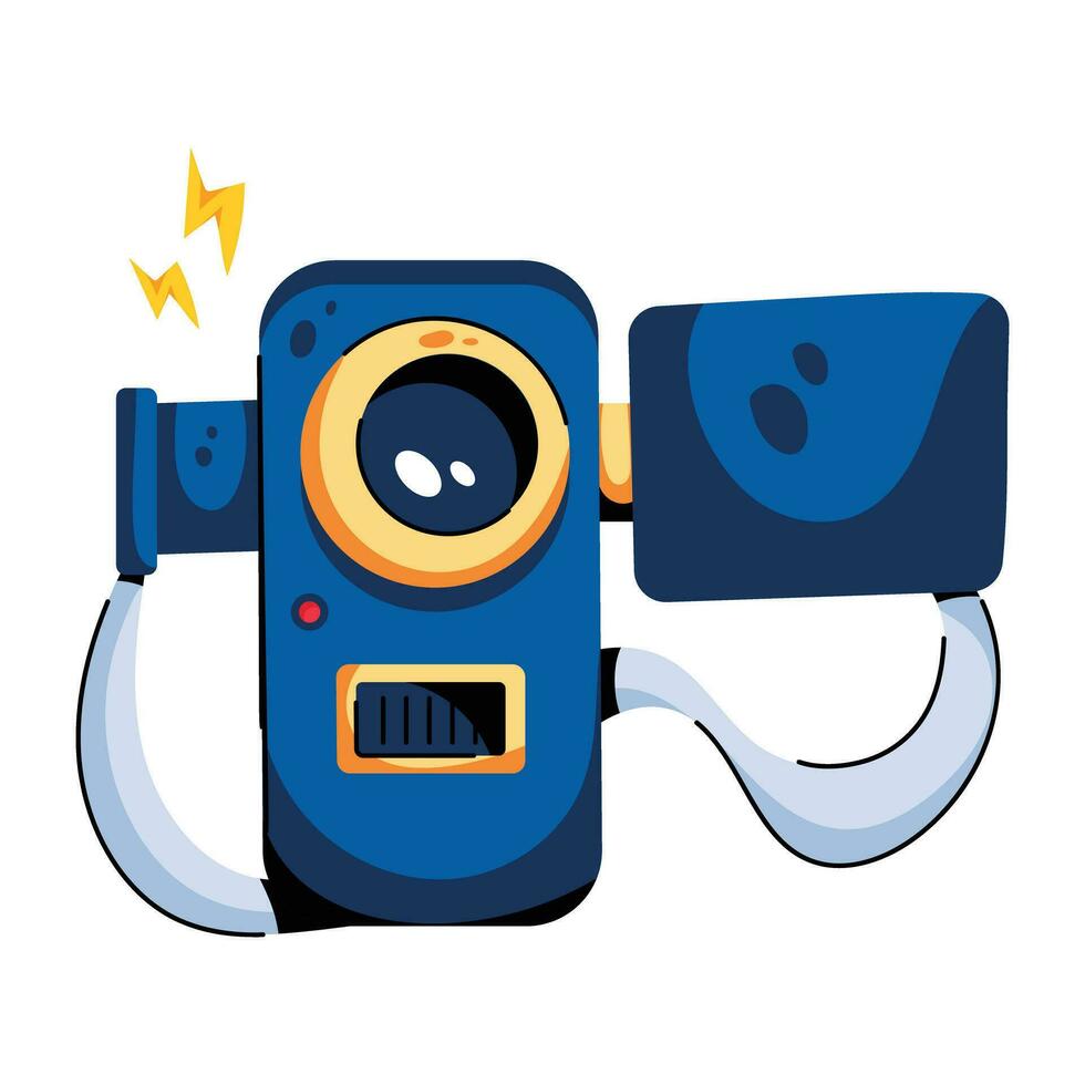 Trendy Handy Cam vector