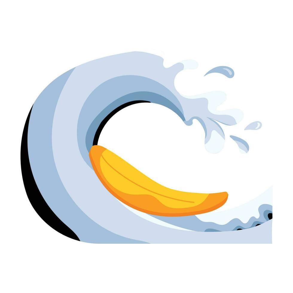 Trendy Surfing Concepts vector