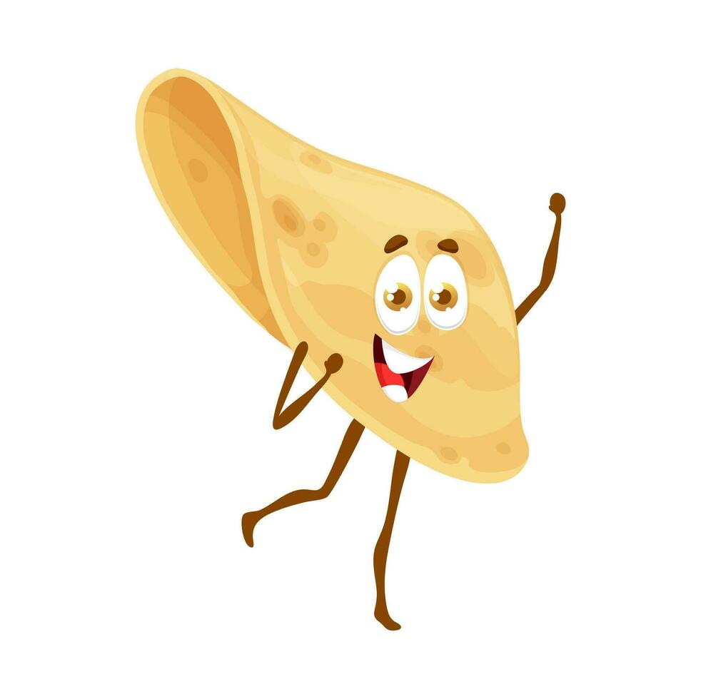 Cartoon Mexican tortilla character, funny bread 25431865 Vector Art at ...