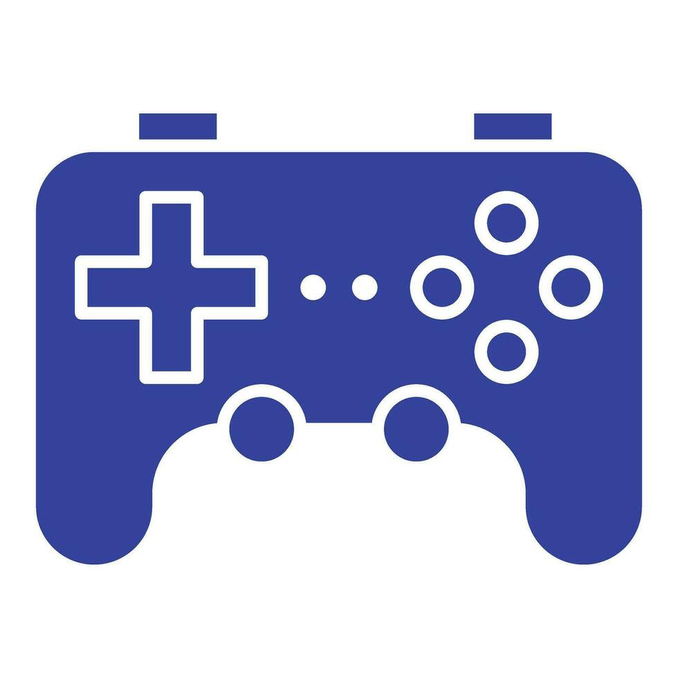 Video game console. Mobile game with buttons for controls vector