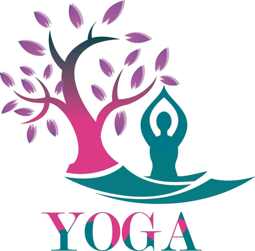 Journey of Self-Discovery Yoga Day Revelations vector