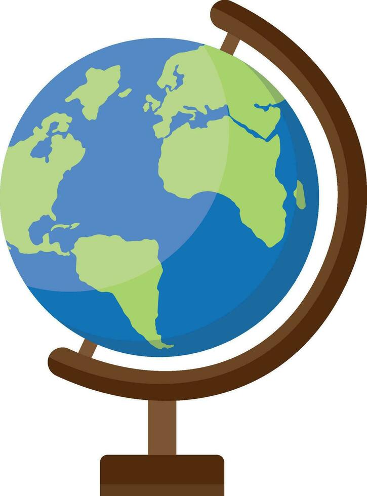 Earth Globe hand drwn vector