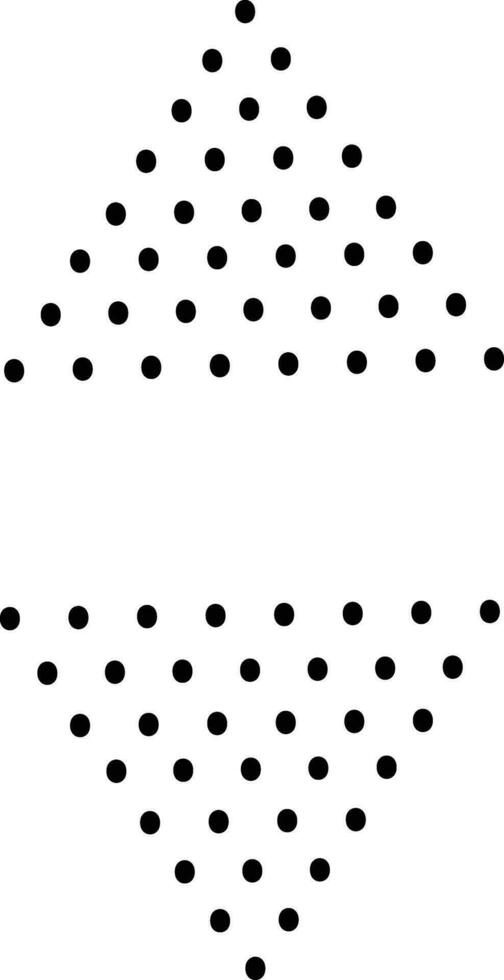 up and down digital arrows vector