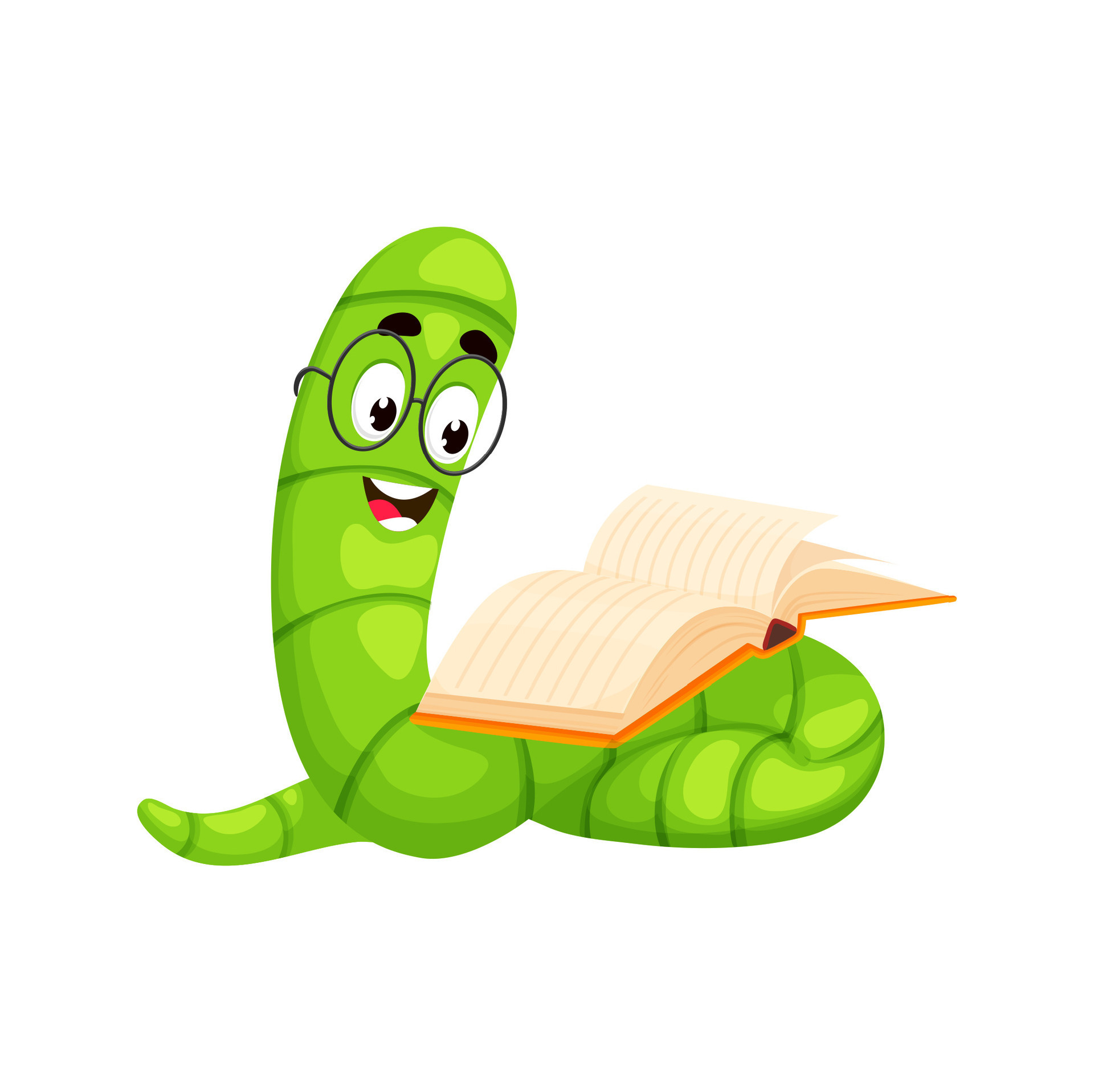 Cartoon Bookworm Character Read Interesting Book 25432105 Vector Art At Cartoon Bookworm Character Read Interesting Book 25432105 Vector Art At