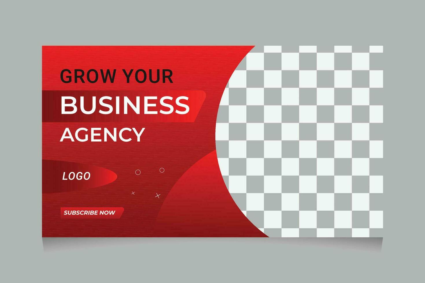 Business Online Business Video Thumbnail and web banner template Design vector