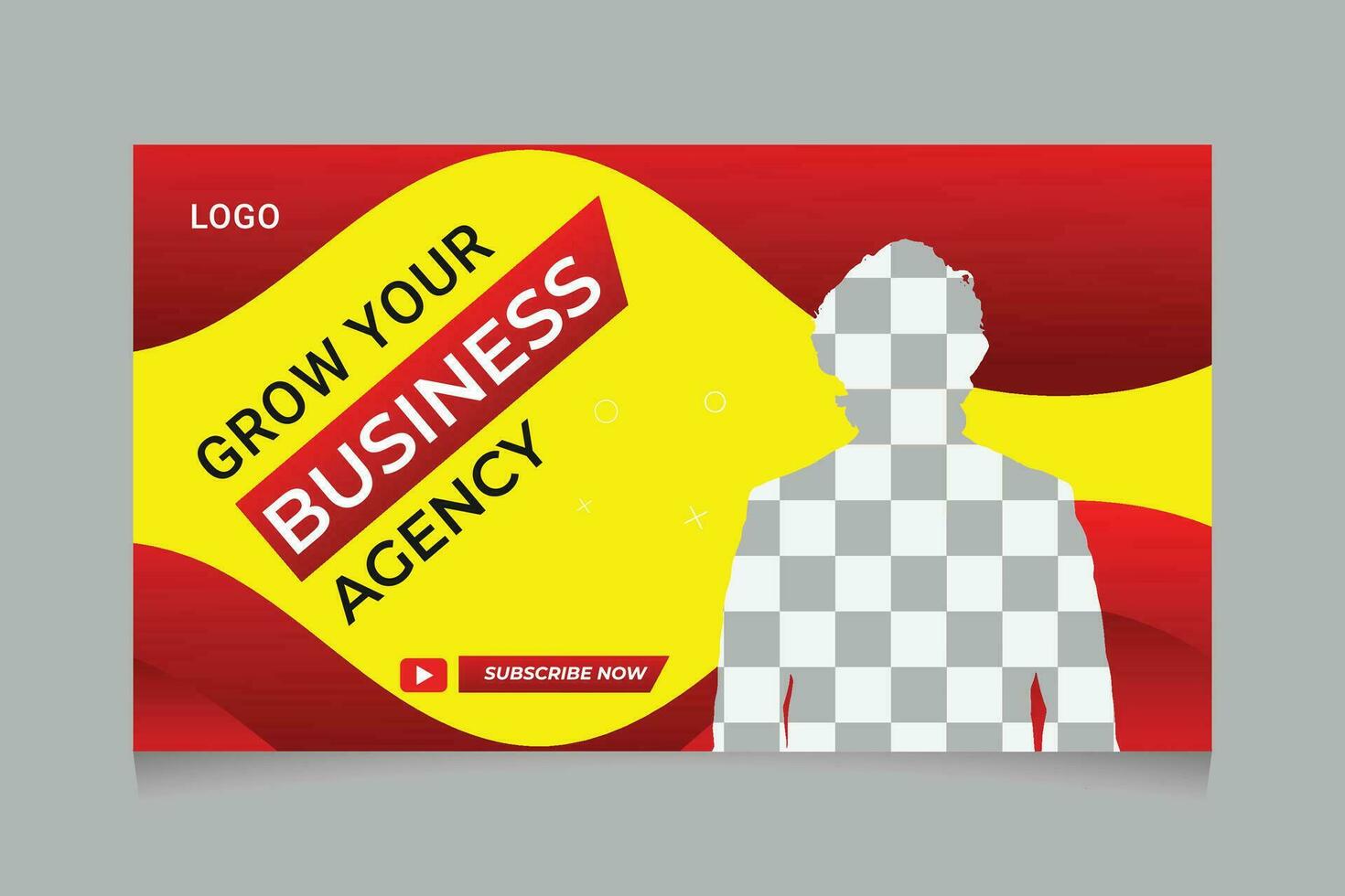 Business Online Business Video Thumbnail and web banner template Design vector