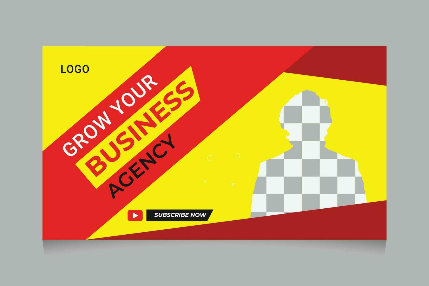 Business Online Business Video Thumbnail and web banner template Design vector