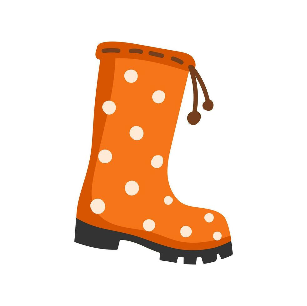 Letter L autumn shoe boots, Thanksgiving day font vector