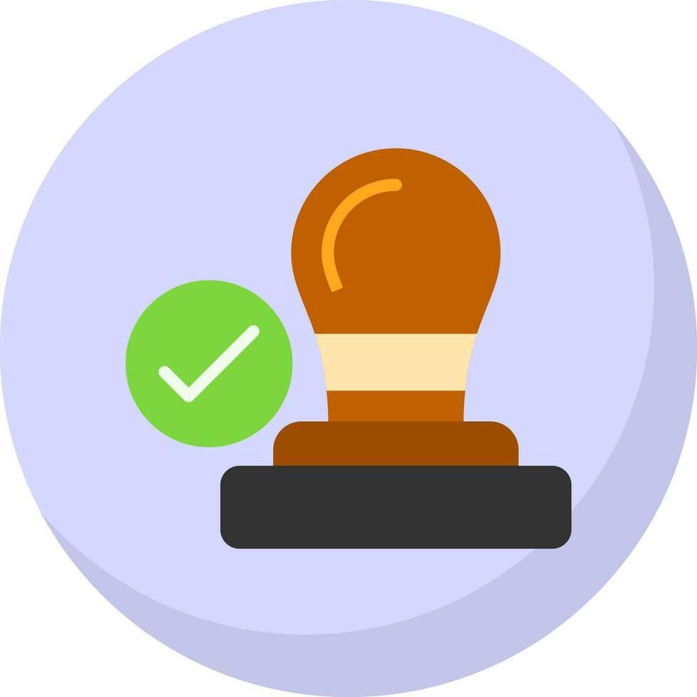 Stamp Vector Icon Design