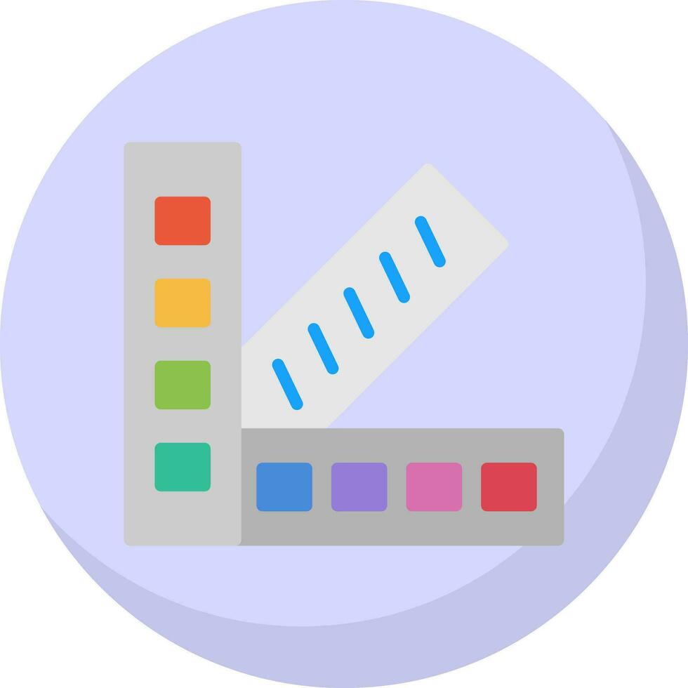 Color sample Vector Icon Design