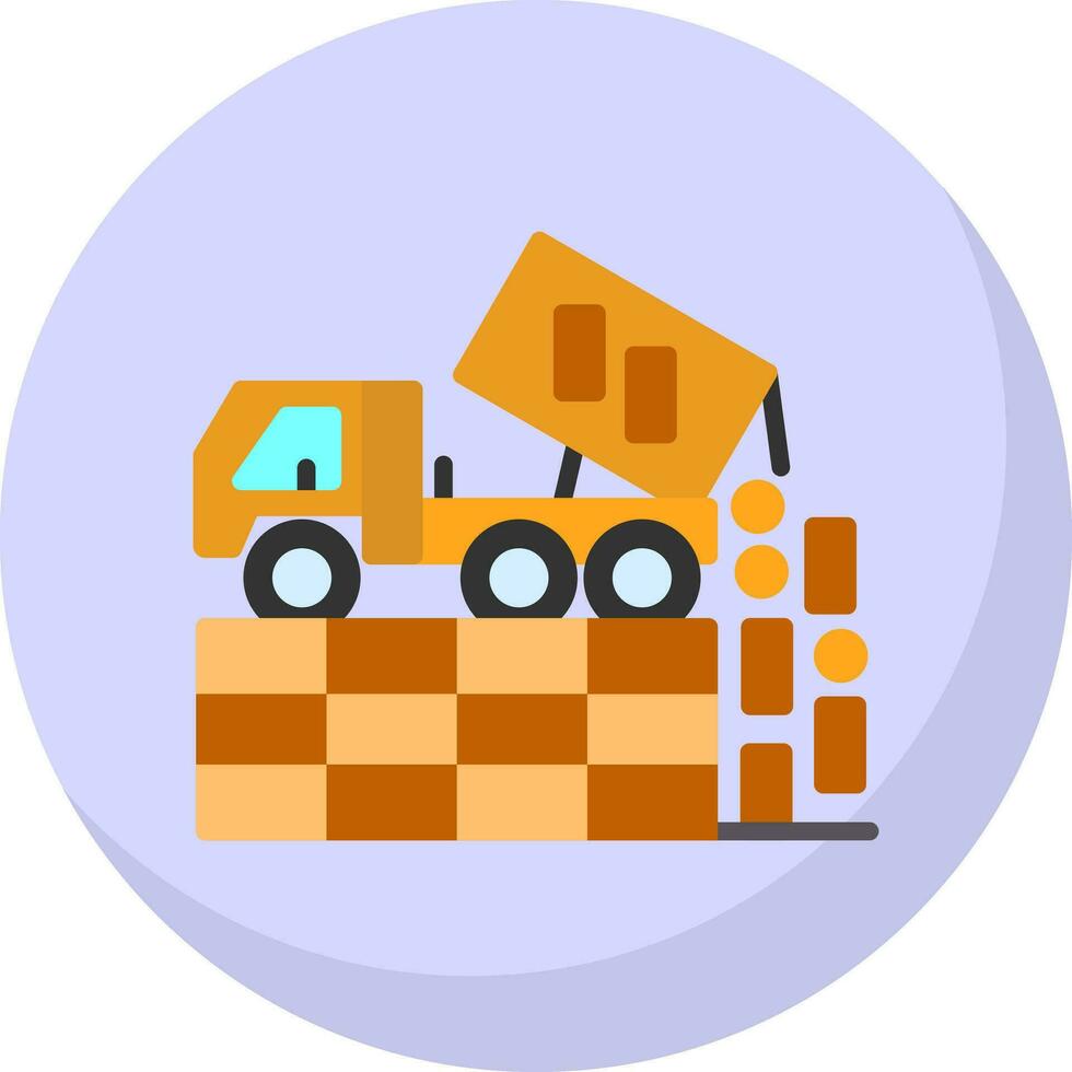 Landfill Vector Icon Design