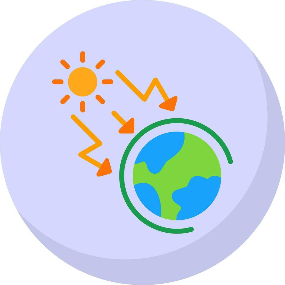 Greenhouse effect Vector Icon Design