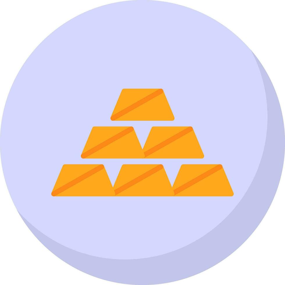 Gold bars Vector Icon Design