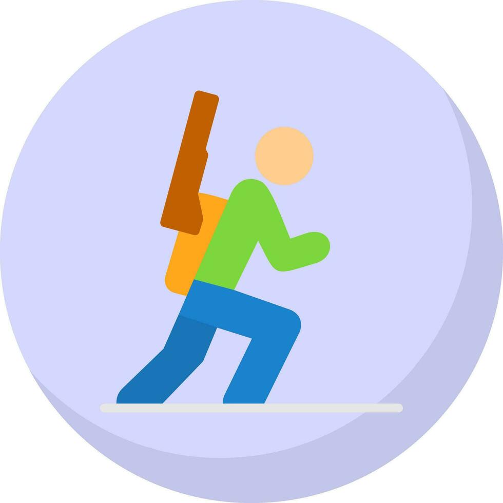 Biathlon Vector Icon Design