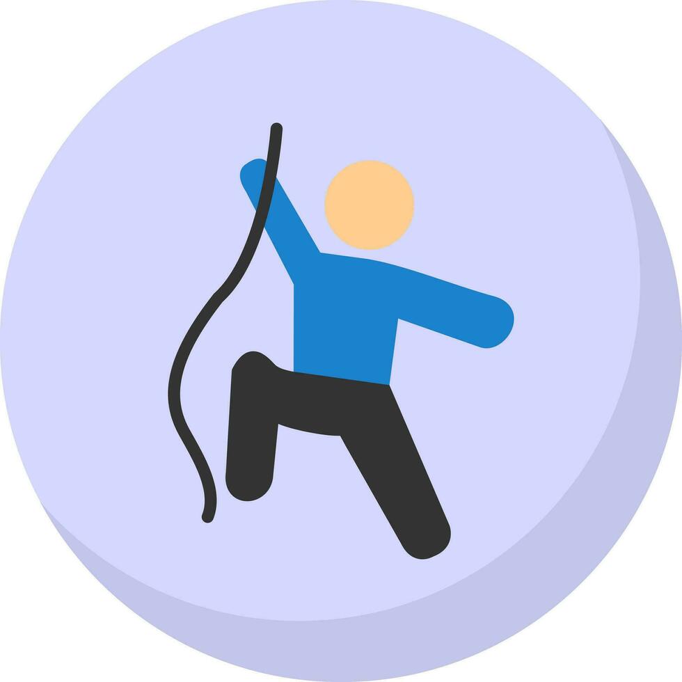 Climbing Vector Icon Design