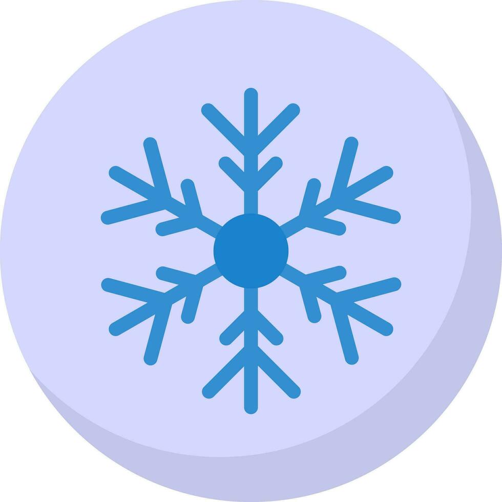 Snowflake Vector Icon Design