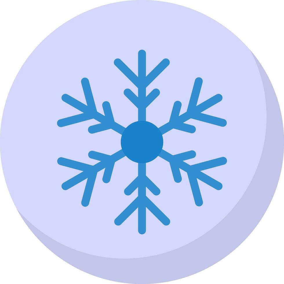 diseño de icono de vector de copo de nieve