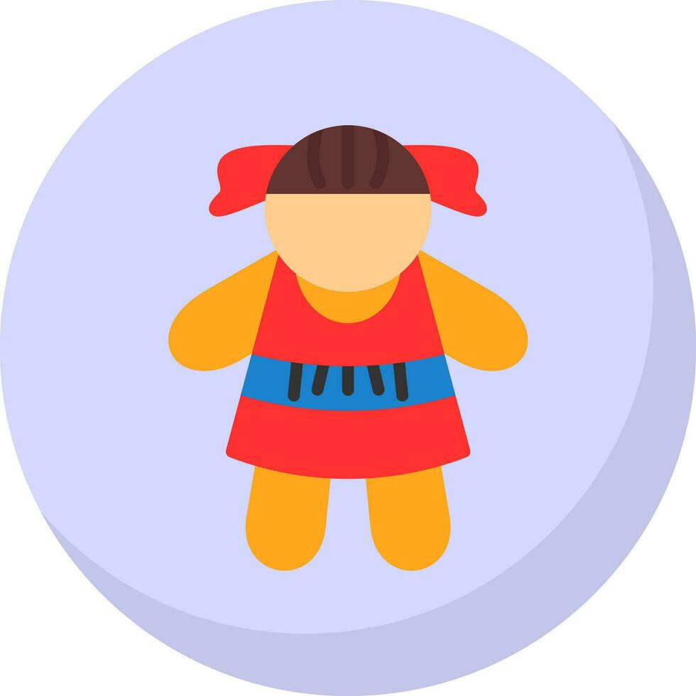 Doll Vector Icon Design