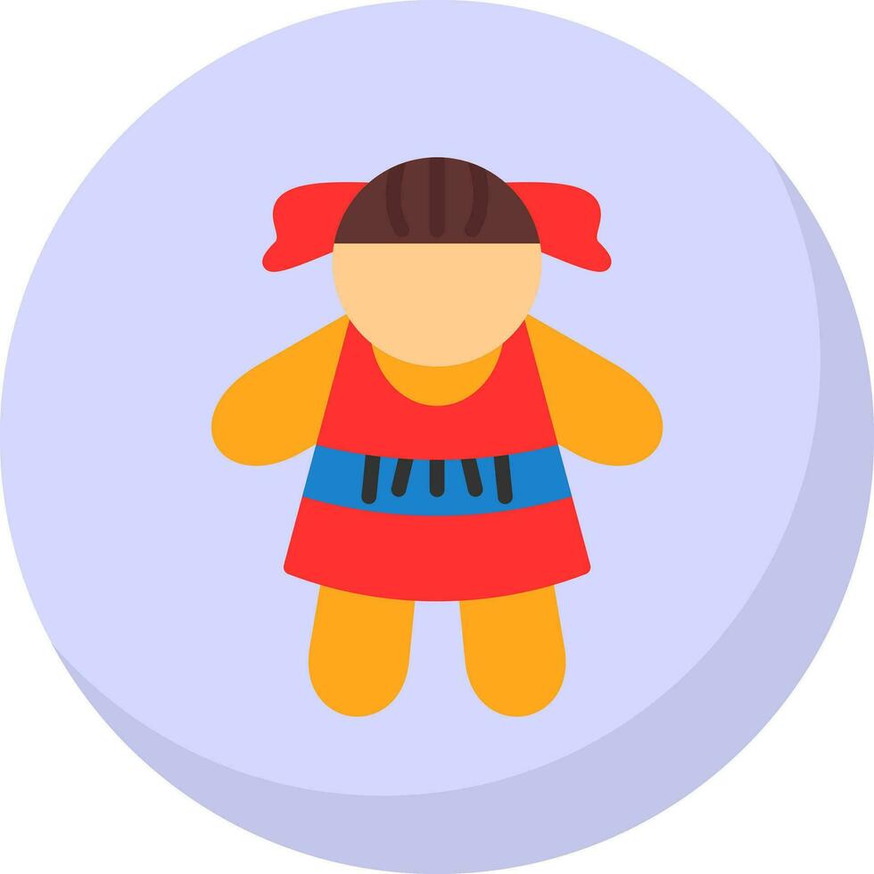 diseño de icono de vector de muñeca