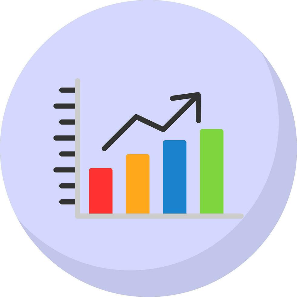 Graph Vector Icon Design