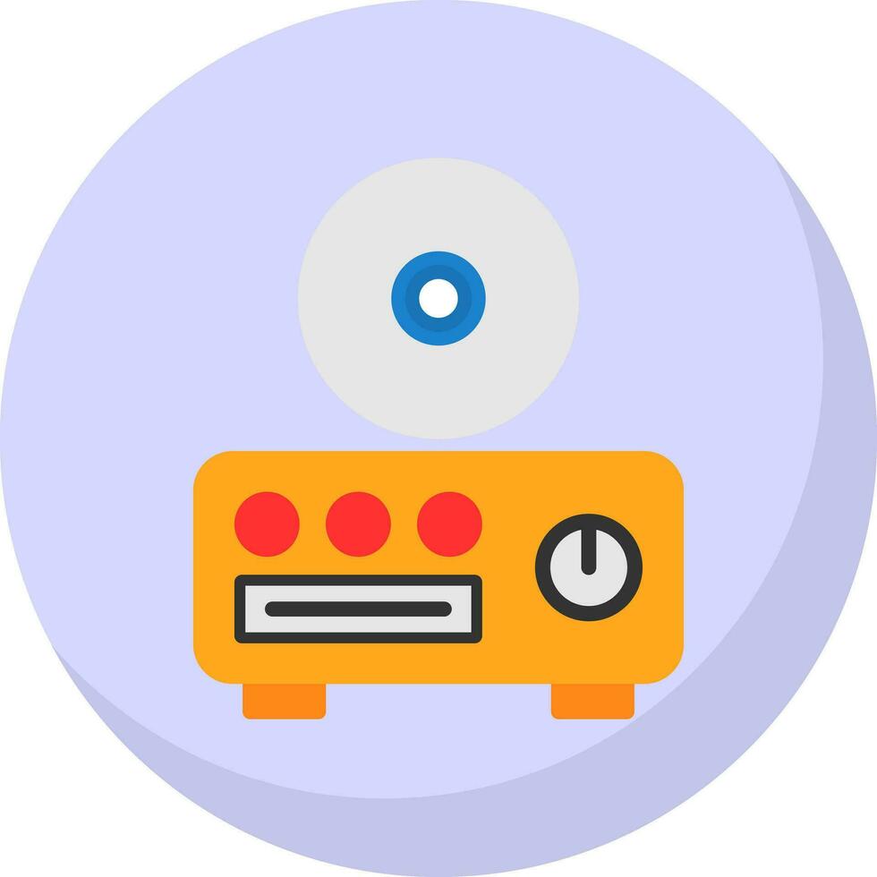 CD player Vector Icon Design