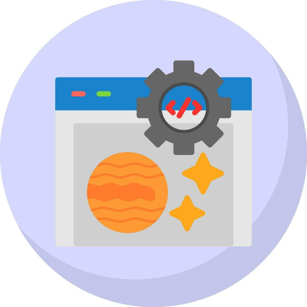 Coding Vector Icon Design