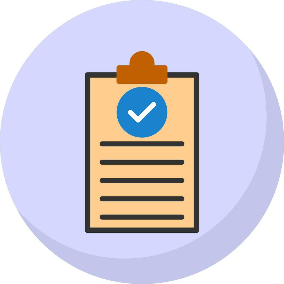 List Vector Icon Design