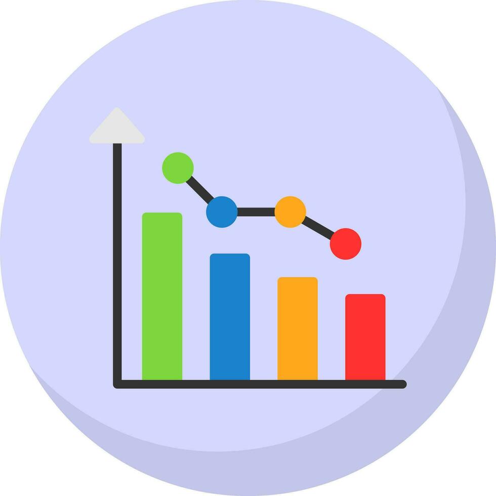 Graph Vector Icon Design