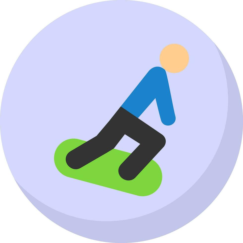 diseño de icono de vector de snowboard