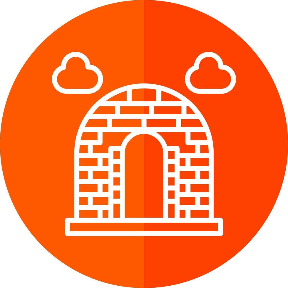 Igloo Vector Icon Design