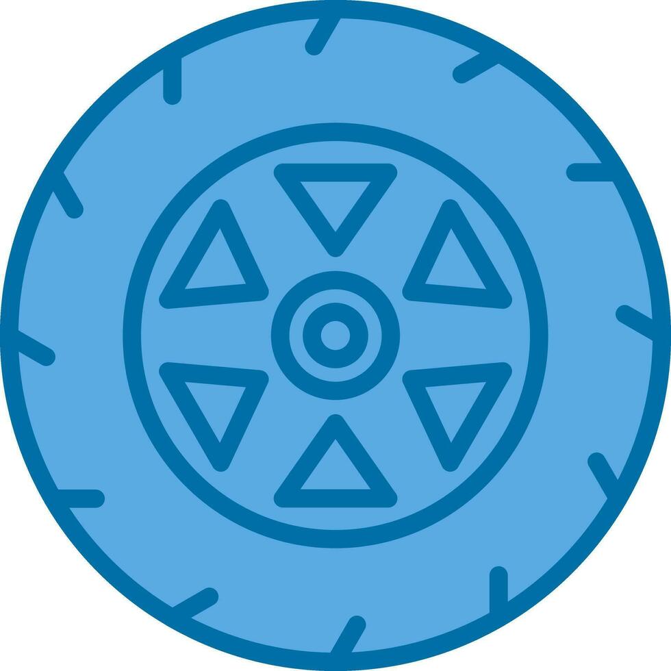 Wheels Vector Icon Design