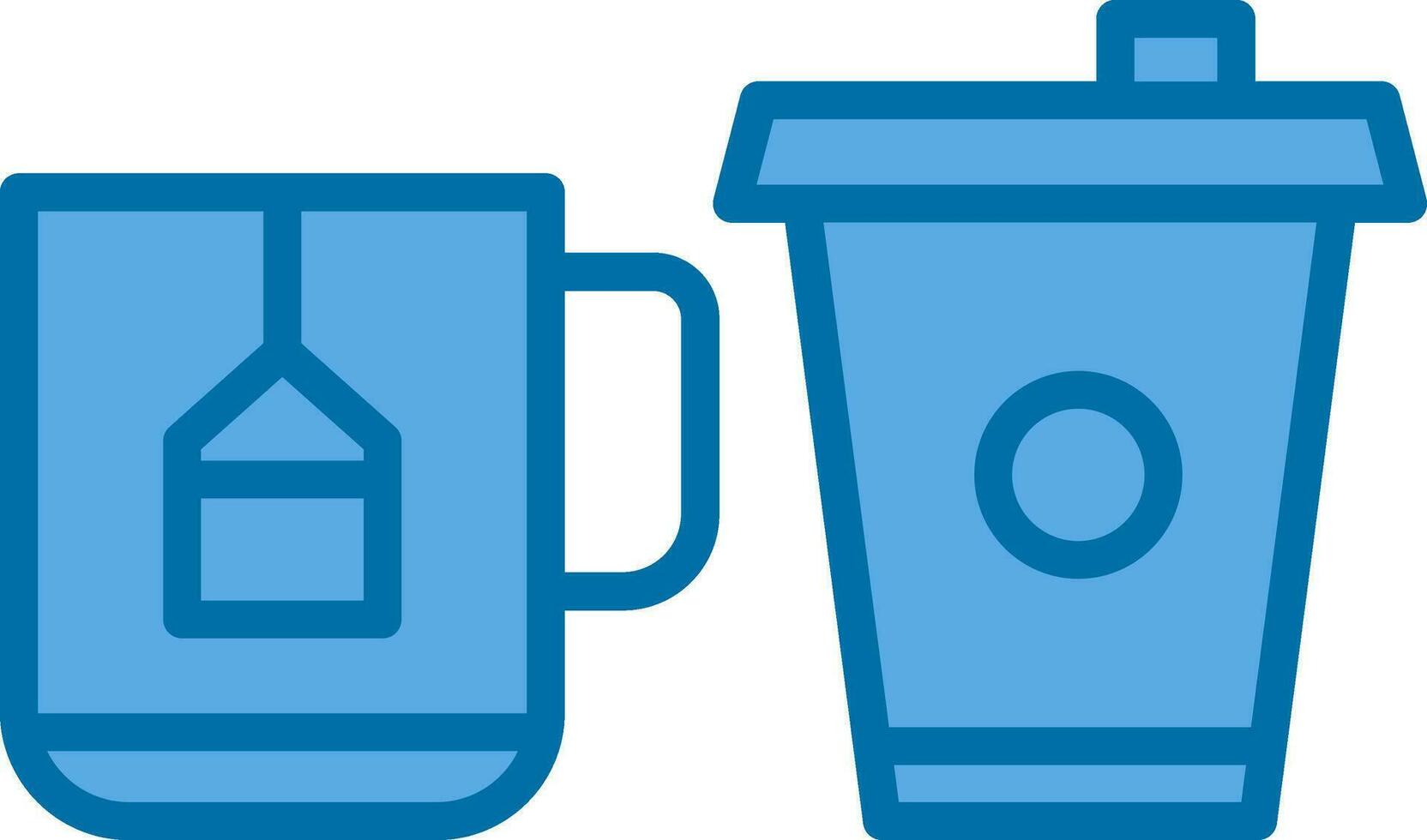 Cups Vector Icon Design