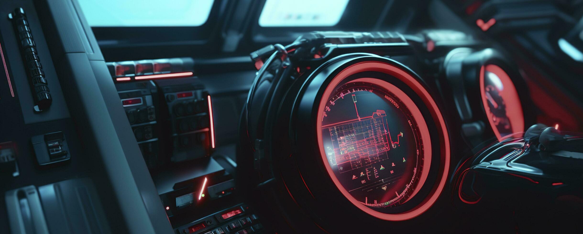 super powerfull spaceship engine for time travel, generate ai photo