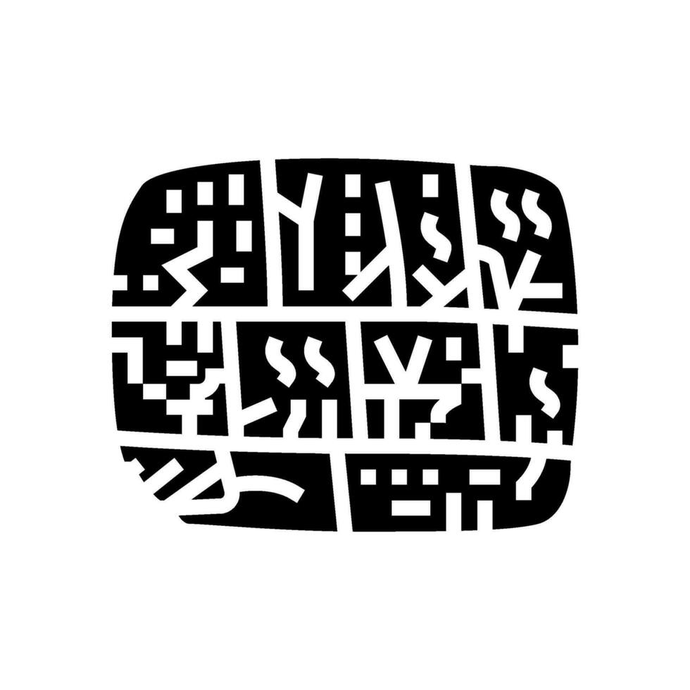 writing human evolution glyph icon vector illustration