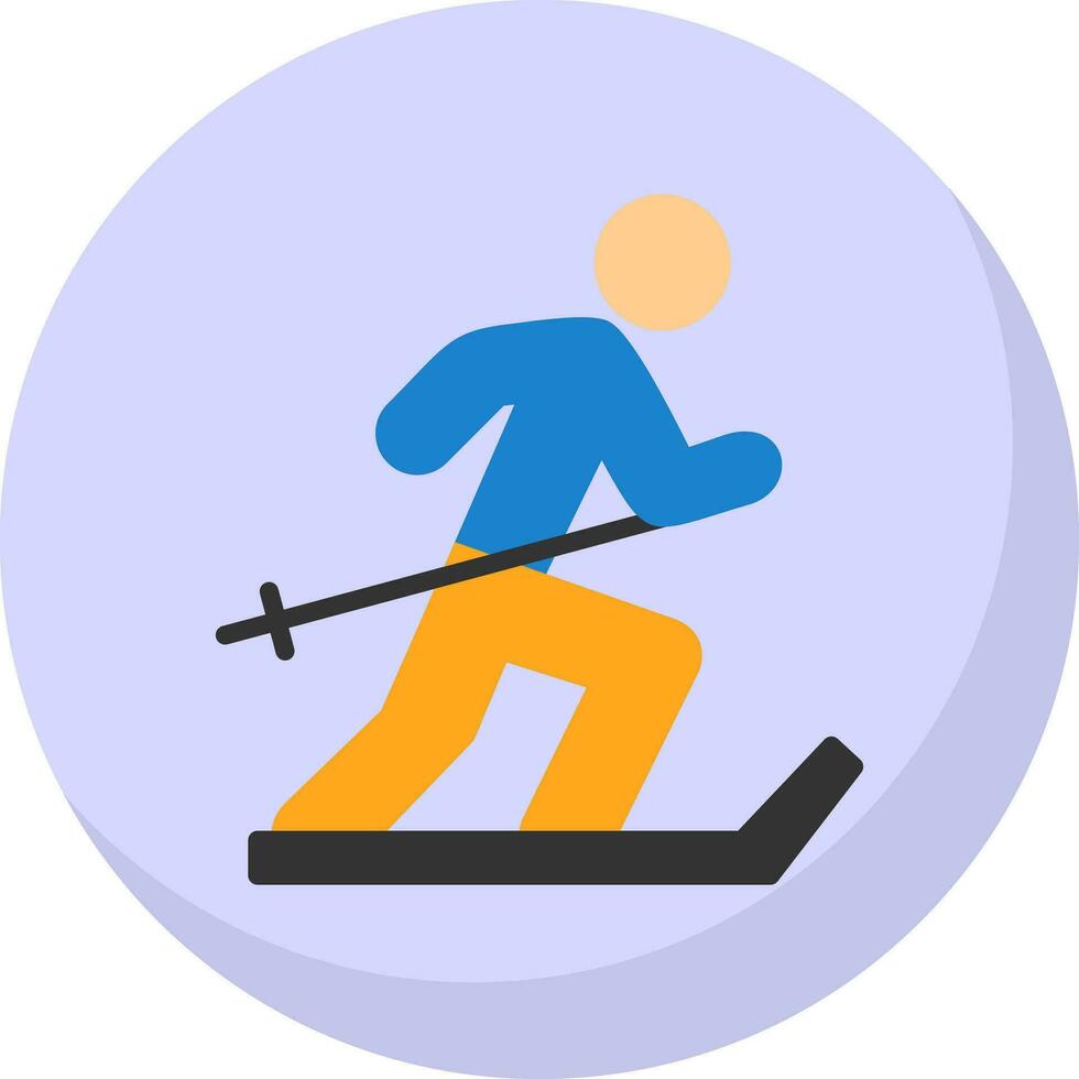 Ski Vector Icon Design