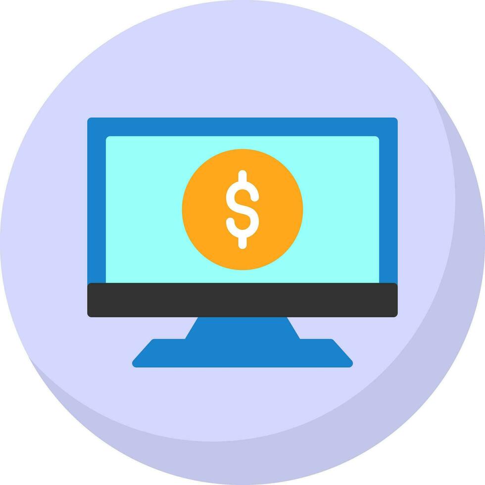 Monitor Vector Icon Design