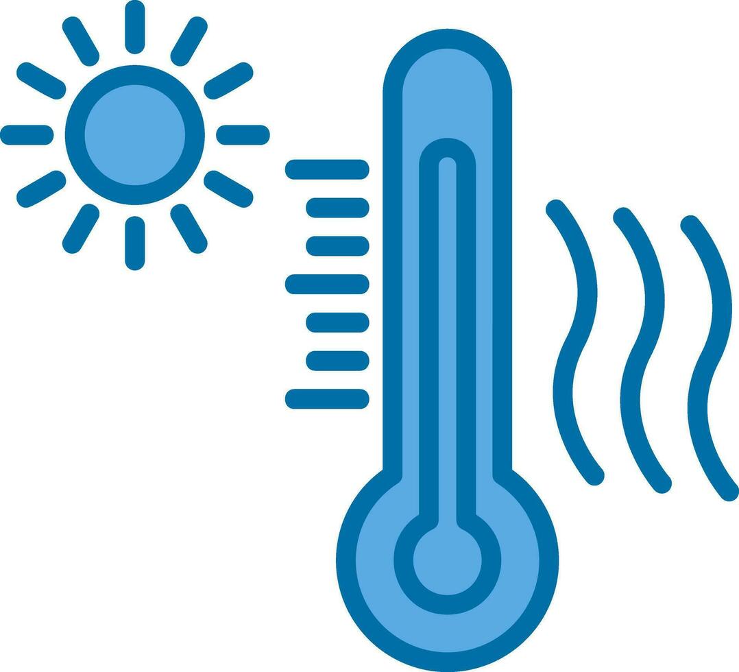 Heat wave Vector Icon Design