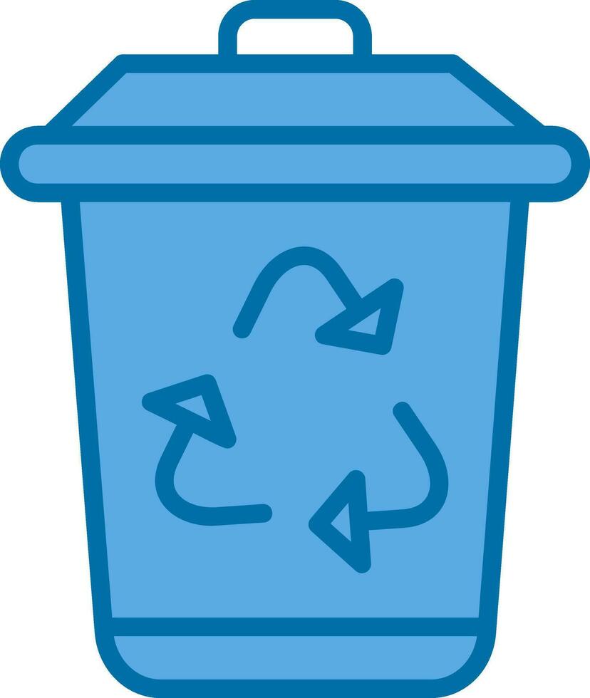 Recycle bin Vector Icon Design