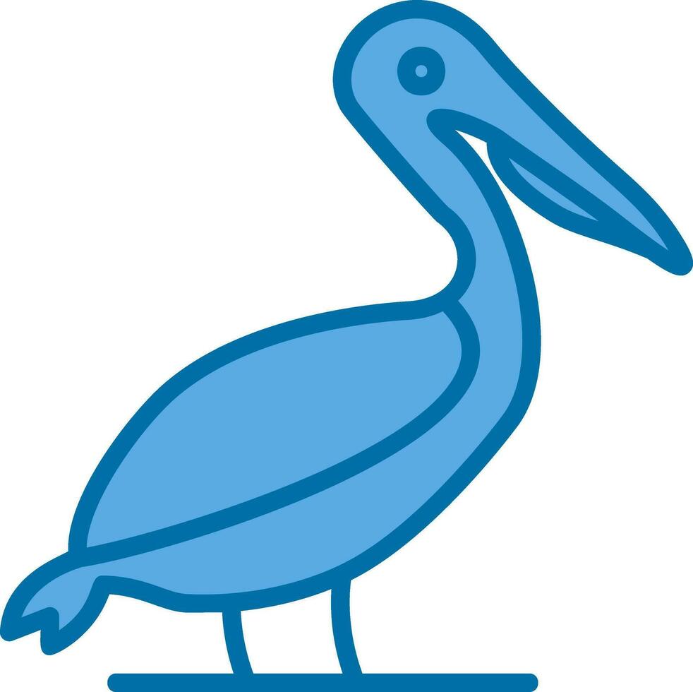 Pelican Vector Icon Design