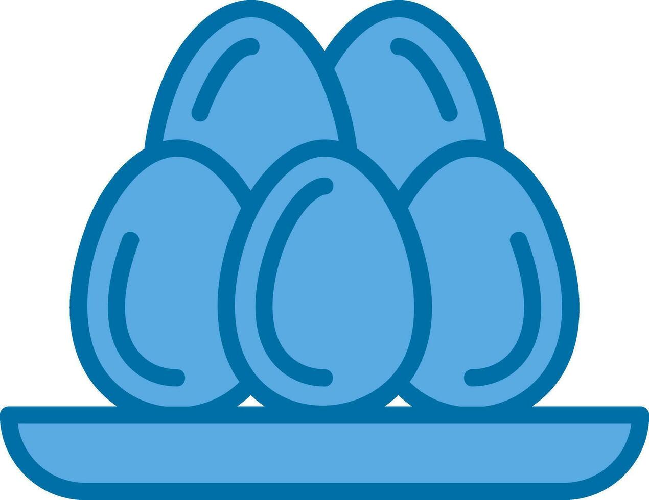 Eggs Vector Icon Design