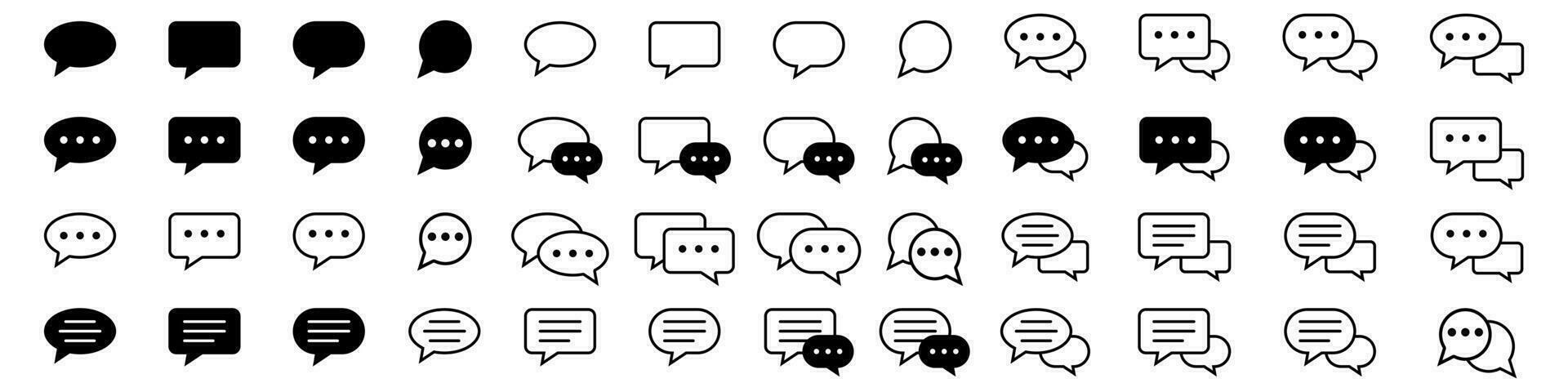 Chat icon. Talk bubble speech sign. Comment icon. Message, speech bubble vector icon.